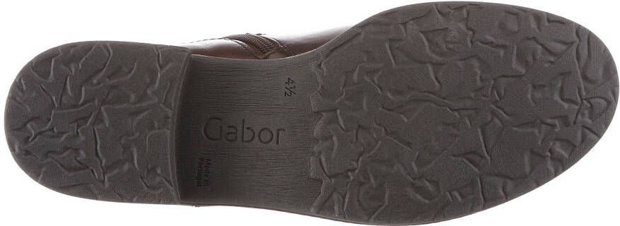 Gabor Chelsea-boots blokhak enkellaarsje businessmode met stretch inzet
