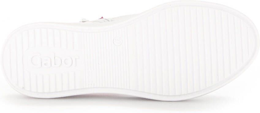 Gabor Witte Leren Hoge Sneakers Multicolor Dames - Foto 5