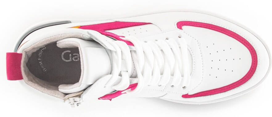 Gabor Witte Leren Hoge Sneakers Multicolor Dames - Foto 7