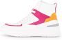 Gabor Witte Leren Hoge Sneakers Multicolor Dames - Thumbnail 8