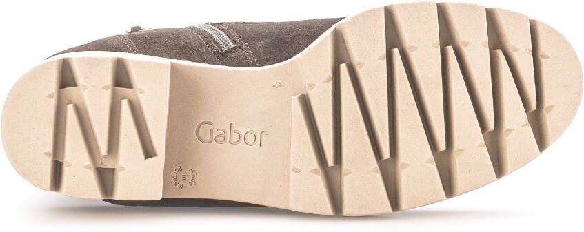Gabor Hoge veterschoenen met praktische ritssluiting