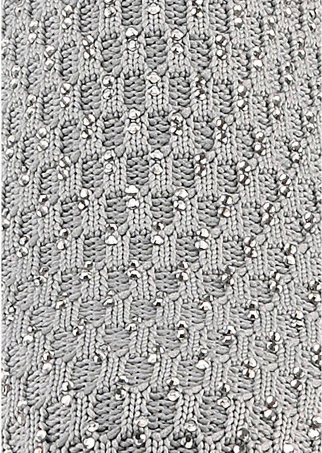 Gabor Instappers blokhak loafer comfortabele schoen met fonkelende strass-steentjes