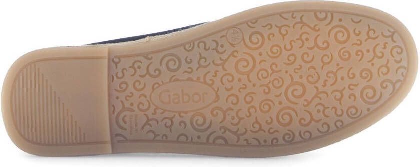 Gabor Instappers plateau comfortabele schoen platte schoenen met best fitting-uitvoering