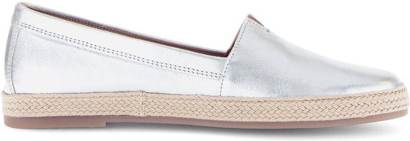 Gabor Instappers instapper comfortabele schoen platte schoenen met jute bekleed plateau