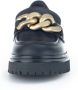 Gabor Zwart Goud Mat Gesloten Loafers Black Dames - Thumbnail 6