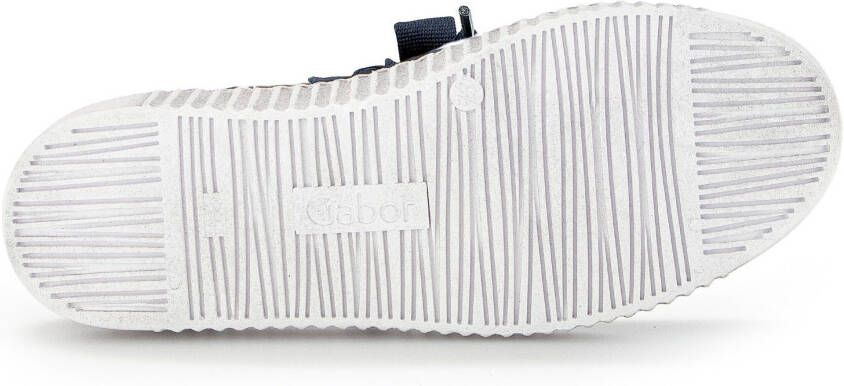 Gabor Plateausneakers Slip-on sneaker slipper veterschoen met sierveters