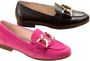 Gabor Roze Suède Loafers met Kettingdetail Pink Dames - Thumbnail 15