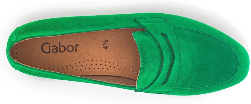 Gabor Loafers Slipper business schoen met versierband en blokhak