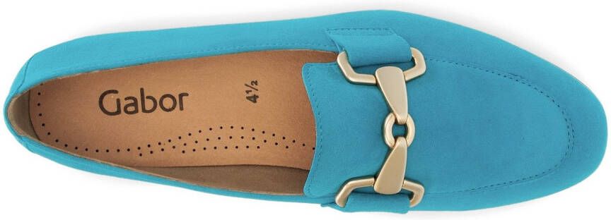 Gabor Instappers loafer lage schoen zakelijke schoen met elegante decoratieve gesp