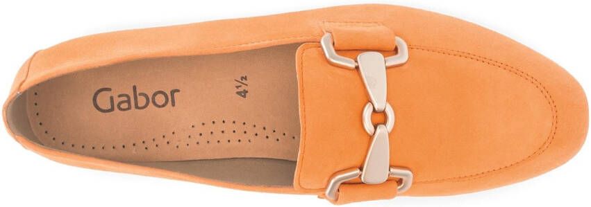 Gabor Instappers loafer lage schoen zakelijke schoen met elegante decoratieve gesp