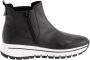 Gabor Zwarte Leren Sneaker Boot Black Dames - Thumbnail 4