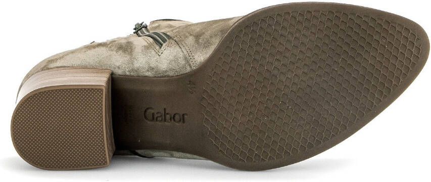Gabor Laarsjes ANCONA blokhak enkellaarzen cowboylaarsjes in spitse vorm breedte g