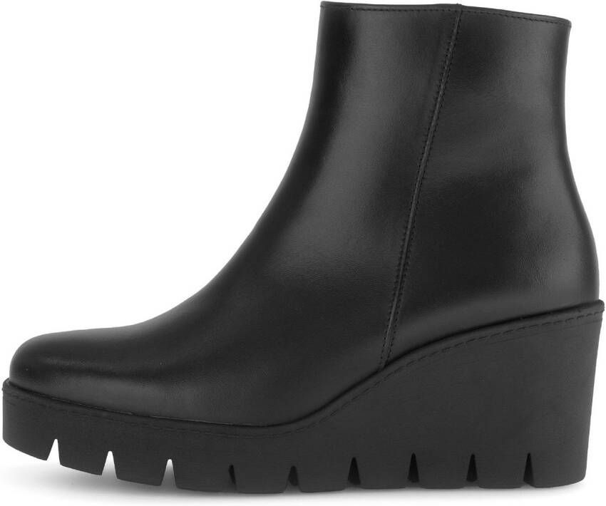 Gabor Laarsjes met sleehak enkellaars zakelijke schoen chelseaboots met plateau