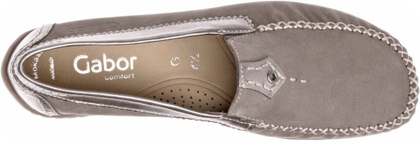 Gabor Mocassins Florence Slipper instapschoen met elastiek breedte G (=breed)