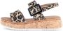 Gabor Leopard Sandalen beige Suede Dames - Thumbnail 12