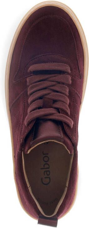 Gabor Plateausneakers vrijetijdsschoen lage schoen veterschoen met best fitting-uitrusting