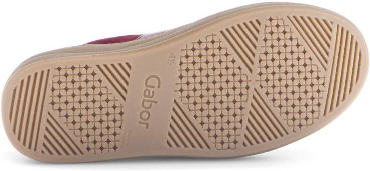 Gabor Plateausneakers veterschoen vrijetijdsschoen halfhoge schoen met inzet in metallic optiek