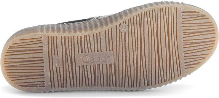 Gabor Plateausneakers vrijetijdsschoen halfhoge schoen veterschoen met plateauzool in crêpe-optiek