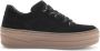 Gabor -art 73.351 17- dames-sneaker-zwart-suede - Thumbnail 3