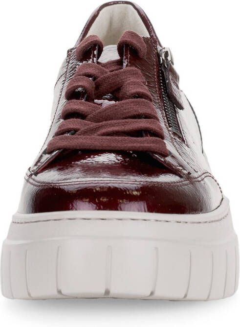 Gabor Plateausneakers Vrijetijdsschoen lage schoen veterschoen met gepolsterde schacht