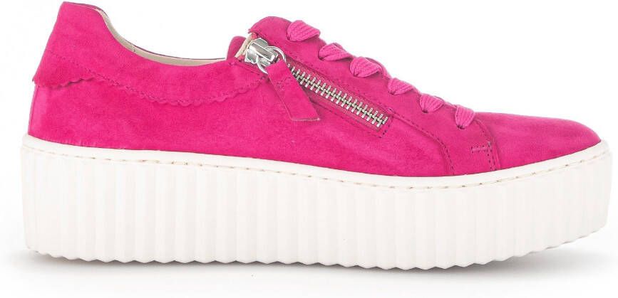 Gabor Plateausneakers met best fitting-uitrusting vrijetijdsschoen lage schoen veterschoen