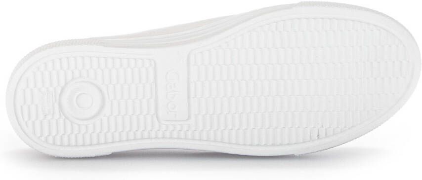 Gabor Plateausneakers Florence met kleurrijke accenten breedte g vrijetijdsschoen lage schoen veterschoen