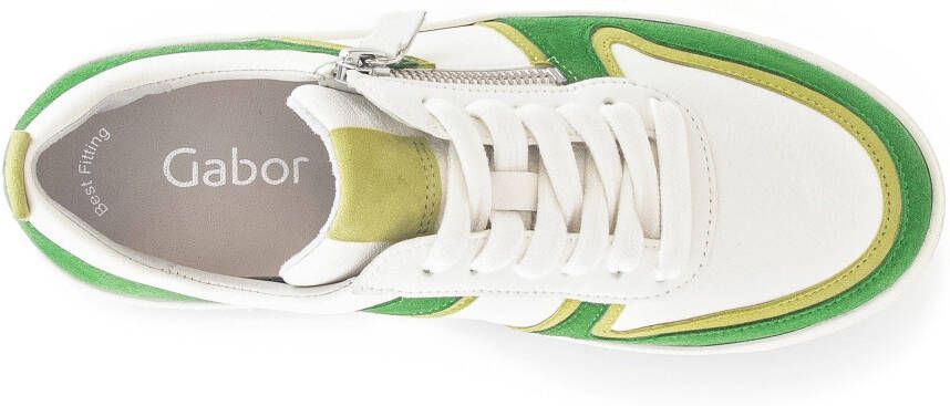 Gabor Plateausneakers met best fitting-uitrusting vrijetijdsschoen lage schoen veterschoen