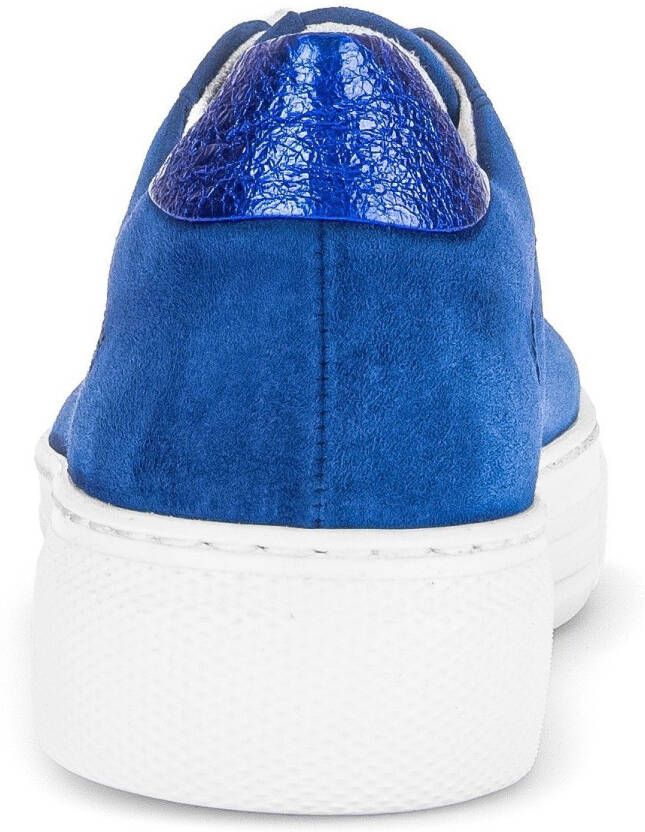 Gabor Plateausneakers Florence vrijetijdsschoen lage schoen veterschoen met subtiele decoratieve stiksels