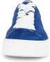 Gabor Blauwe Suède Platform Sneakers voor Dames Blue Dames - Thumbnail 9