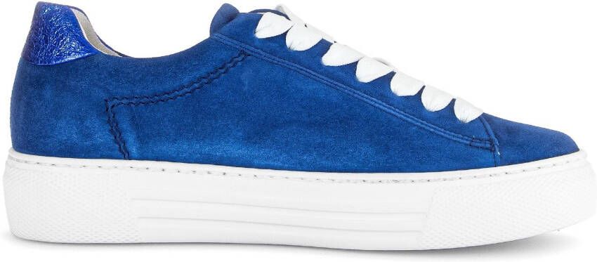 Gabor Plateausneakers Florence vrijetijdsschoen lage schoen veterschoen met subtiele decoratieve stiksels
