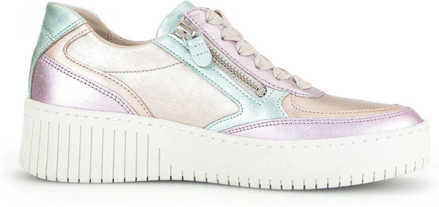 Gabor Plateausneakers met best fitting-uitrusting vrijetijdsschoen halfschoen veterschoen