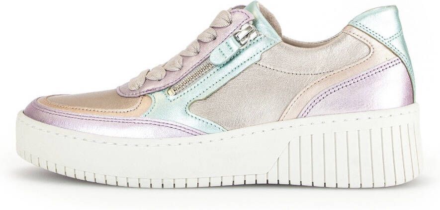 Gabor Plateausneakers met best fitting-uitrusting vrijetijdsschoen halfschoen veterschoen