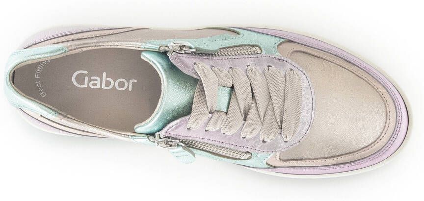 Gabor Plateausneakers met best fitting-uitrusting vrijetijdsschoen halfschoen veterschoen