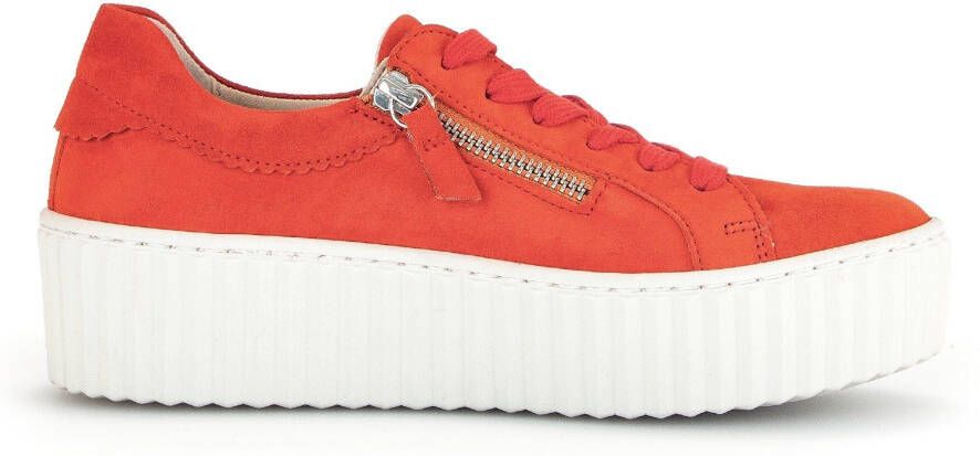 Gabor Plateausneakers met best fitting-uitrusting vrijetijdsschoen halfschoen veterschoen