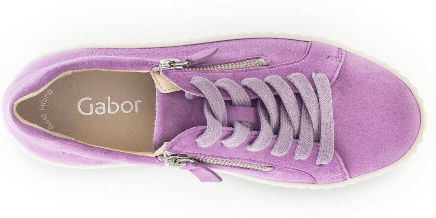 Gabor Plateausneakers met best fitting-uitrusting vrijetijdsschoen lage schoen veterschoen