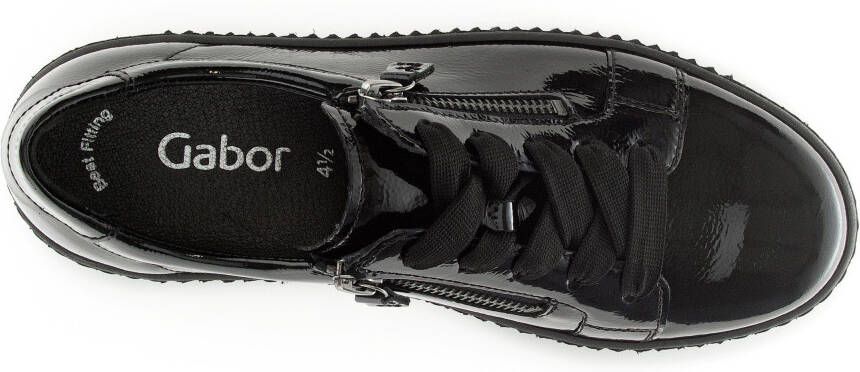 Gabor Plateausneakers met best fitting-uitrusting vrijetijdsschoen lage schoen veterschoen