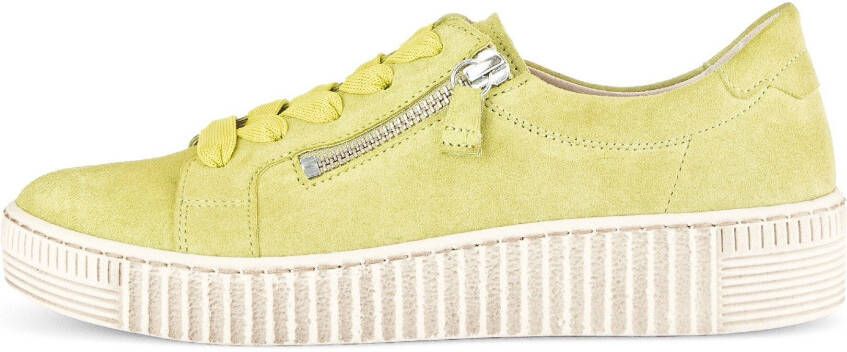 Gabor Plateausneakers met best fitting-uitrusting vrijetijdsschoen lage schoen veterschoen