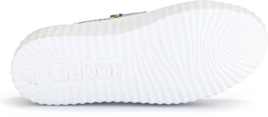 Gabor Plateausneakers vrijetijdsschoen lage schoen veterschoen met modieuze sieraandeel