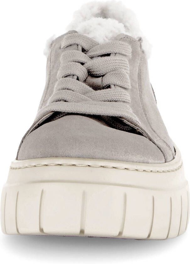 Gabor Plateausneakers plateau vrijetijdsschoen lage schoen veterschoen met best fitting