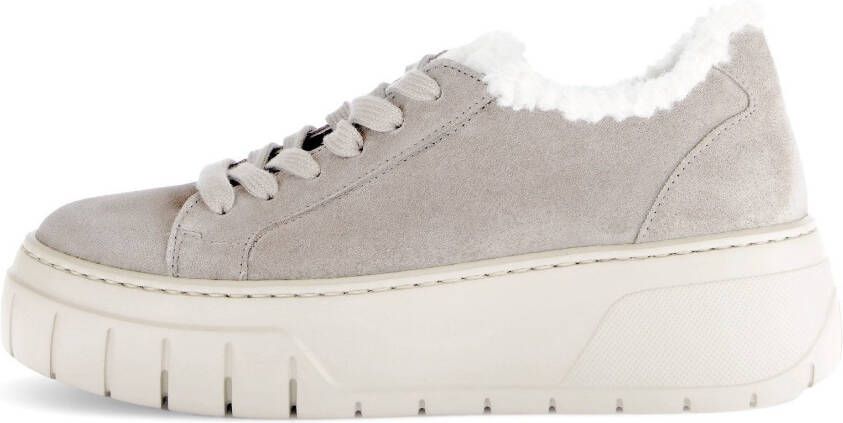Gabor Plateausneakers plateau vrijetijdsschoen lage schoen veterschoen met best fitting