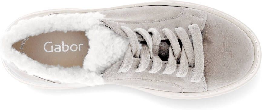 Gabor Plateausneakers plateau vrijetijdsschoen lage schoen veterschoen met best fitting