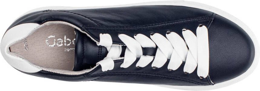Gabor Plateausneakers Florence vrijetijdsschoen halfschoen veterschoen met voetbed g-breedte