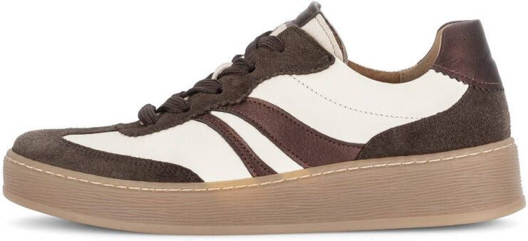 Gabor Plateausneakers Florence vrijetijdsschoen lage schoen veterschoen in comfortabele breedte g (= wijd)