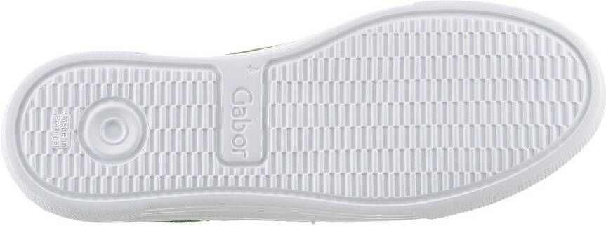 Gabor Plateausneakers Florence met subtiele contrastafwerking vrijetijdsschoen halfhoge schoen veterschoen