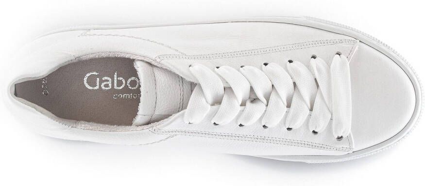 Gabor Plateausneakers Florence met optifit verwisselbare binnenzool vrijetijdsschoen lage schoen veterschoen