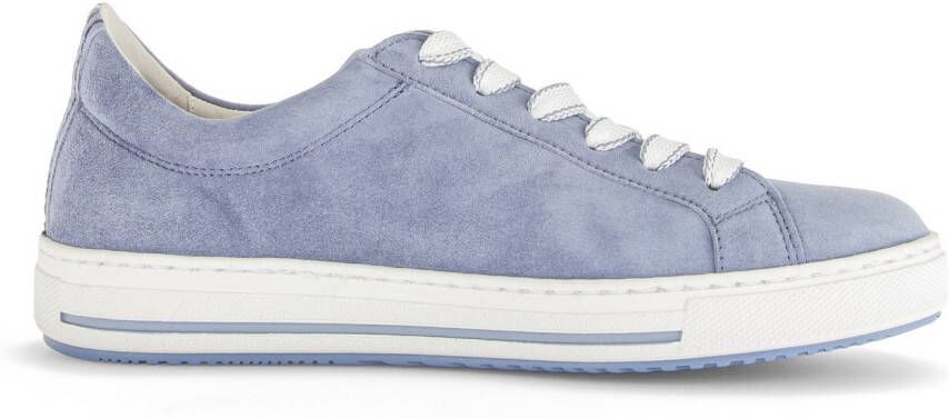 Gabor Plateausneakers Florence veterschoenen lage schoen met contraststiksels op de hiel g-breedte