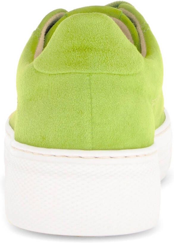 Gabor Plateausneakers Florence vrijetijdsschoen lage schoen veterschoen met subtiele decoratieve stiksels