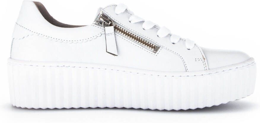 Gabor Plateausneakers vrijetijdsschoen lage schoen veterschoen met best fitting