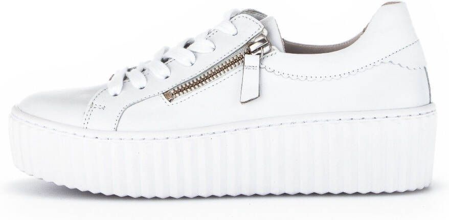 Gabor Plateausneakers vrijetijdsschoen lage schoen veterschoen met best fitting