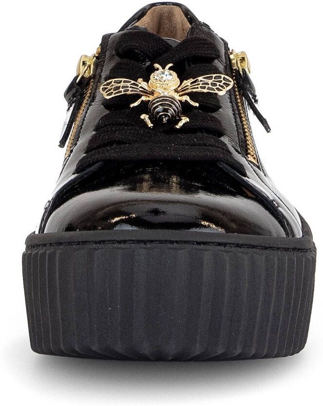 Gabor Plateausneakers met best fitting-uitrusting vrijetijdsschoen lage schoen veterschoen